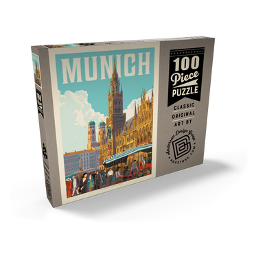 Darstellung des Puzzle Motivs Germany: Munich 100 Puzzle Schachtel Ansicht2
