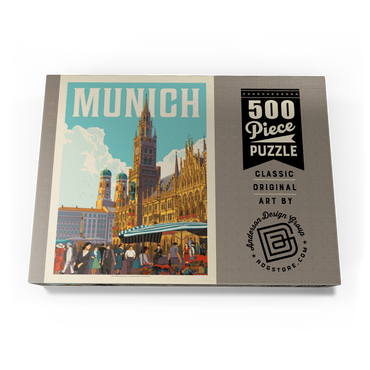 Darstellung des Puzzle Motivs Germany: Munich 500 Puzzle Schachtel Ansicht3