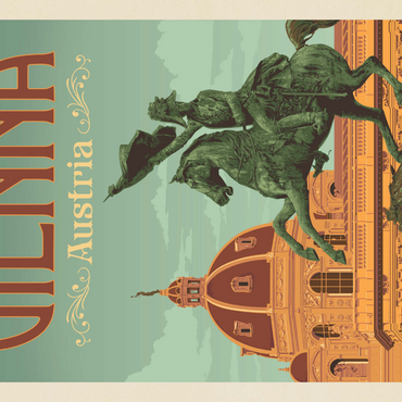 Darstellung des Puzzle Motivs Austria: Vienna 1000 Puzzle 3D Modell