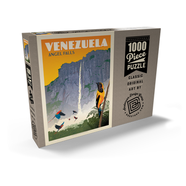 Darstellung des Puzzle Motivs Venezuela: Angel Falls 1000 Puzzle Schachtel Ansicht2