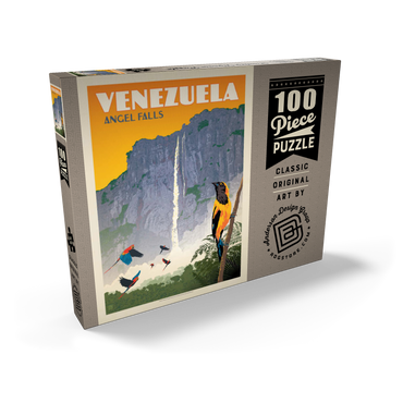 Darstellung des Puzzle Motivs Venezuela: Angel Falls 100 Puzzle Schachtel Ansicht2
