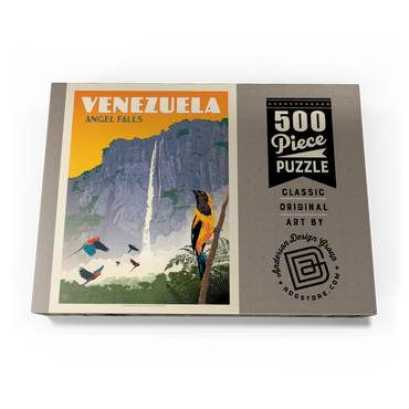 Darstellung des Puzzle Motivs Venezuela: Angel Falls 500 Puzzle Schachtel Ansicht3