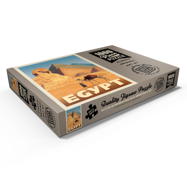 Darstellung des Puzzle Motivs Egypt: Pyramids and the Great Sphinx 1000 Puzzle Schachtel Ansicht1