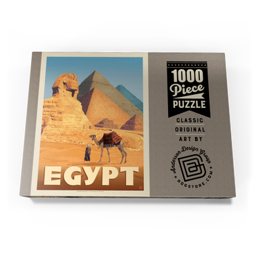 Darstellung des Puzzle Motivs Egypt: Pyramids and the Great Sphinx 1000 Puzzle Schachtel Ansicht3