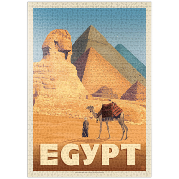 Darstellung des Puzzle Motivs puzzleplate Egypt: Pyramids and the Great Sphinx 1000 Puzzle