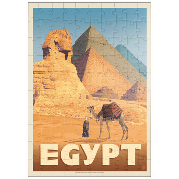 Darstellung des Puzzle Motivs puzzleplate Egypt: Pyramids and the Great Sphinx 100 Puzzle
