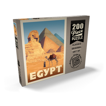 Darstellung des Puzzle Motivs Egypt: Pyramids and the Great Sphinx 200 Puzzle Schachtel Ansicht2