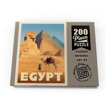 Darstellung des Puzzle Motivs Egypt: Pyramids and the Great Sphinx 200 Puzzle Schachtel Ansicht3