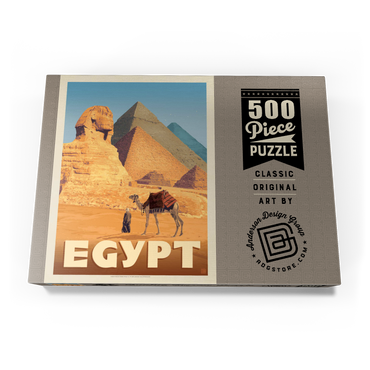 Darstellung des Puzzle Motivs Egypt: Pyramids and the Great Sphinx 500 Puzzle Schachtel Ansicht3