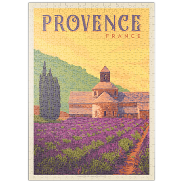 Darstellung des Puzzle Motivs puzzleplate France: Provence 500 Puzzle