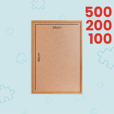Darstellung des Puzzle Motivs Puzzle Bilderrahmen für 500, 200 oder 100 Teile Puzzle Bilderrahmen für 500, 200 oder 100 Teile