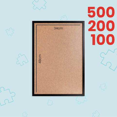 Darstellung des Puzzle Motivs Puzzle Bilderrahmen für 500, 200 oder 100 Teile Puzzle Bilderrahmen für 500, 200 oder 100 Teile
