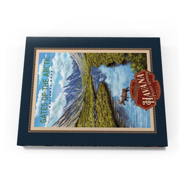 Gates of the Arctic National Park - The Arctic Whisper, Vintage Travel Poster 100 Puzzle Schachtel Ansicht3