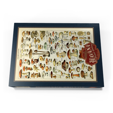 Champignons - Pilze für Alle, Vintage Art Poster, Adolphe Millot 1000 Puzzle Schachtel Ansicht3