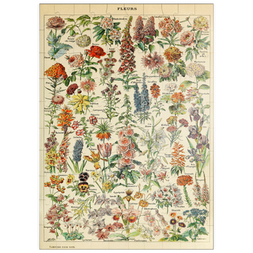puzzleplate Fleurs - Blumen für Alle, Vintage Art Poster, Adolphe Millot 100 Puzzle