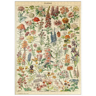 puzzleplate Fleurs - Blumen für Alle, Vintage Art Poster, Adolphe Millot 500 Puzzle