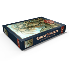 Darstellung des Puzzle Motivs Farne (Filicinae) - Kunstformen in der Natur, Vintage Art Poster, Ernst Haeckel - Puzzleteile: 500