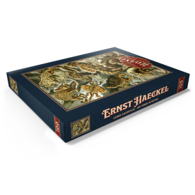 Darstellung des Puzzle Motivs Eidechsen (Lacertilia) - Kunstformen in der Natur, Vintage Art Poster, Ernst Haeckel - Puzzleteile: 100