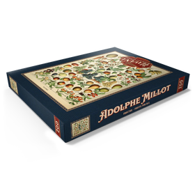 Darstellung des Puzzle Motivs Fructus - Früchte für alle, Vintage Art Poster, Adolphe Millot - Puzzleteile: 200