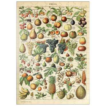 puzzleplate Fructus - Fruits For All, Vintage Art Poster, Adolphe Millot 200 Puzzle