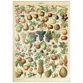 Darstellung des Puzzle Motivs Fructus - Früchte für alle, Vintage Art Poster, Adolphe Millot - Puzzleteile: 200