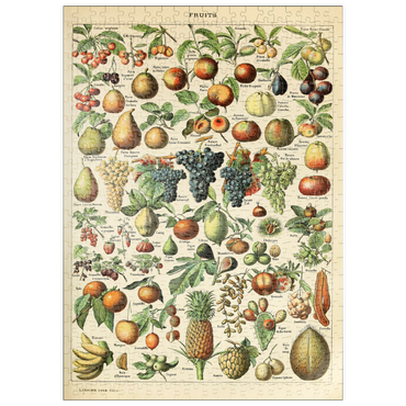 puzzleplate Fructus - Fruits For All, Vintage Art Poster, Adolphe Millot 500 Puzzle