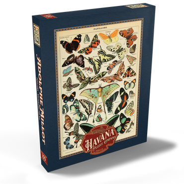 Papillons - Butterflies For All, Vintage Art Poster, Adolphe Millot 100 Puzzle Schachtel Ansicht2