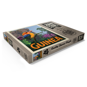 Darstellung des Puzzle Motivs Guinea: Ein facettenreiches Juwel Westafrikas, Vintage Poster - Puzzleteile: 200