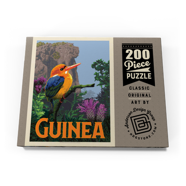 Guinea: A multi-faceted jewel of West Africa, Vintage Poster 200 Puzzle Schachtel Ansicht3