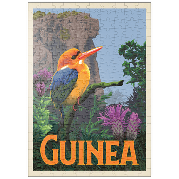 puzzleplate Guinea: A multi-faceted jewel of West Africa, Vintage Poster 200 Puzzle