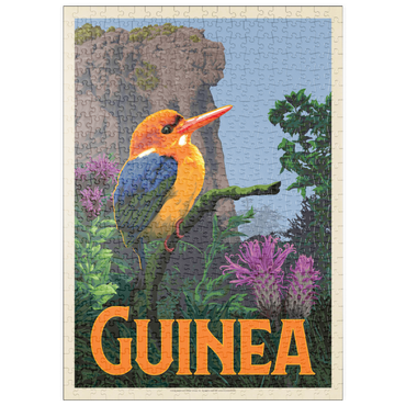 puzzleplate Guinea: A multi-faceted jewel of West Africa, Vintage Poster 500 Puzzle