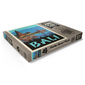 Alternative Darstellung des Puzzle-Motivs Bali: Ein atemberaubendes tropisches Paradies, Vintage Poster – Puzzleteile: 200