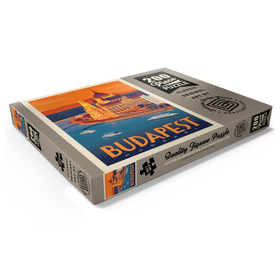 Darstellung des Puzzle Motivs Hungary: Budapest, Vintage Poster - Puzzleteile: 200