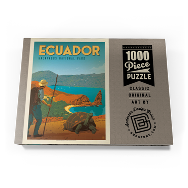 Ecuador: Galapagos National Park, Vintage Poster 1000 Puzzle Schachtel Ansicht3