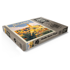 Alternative Darstellung des Puzzle-Motivs Algerien: Unvergesslicher nordafrikanischer Charme, Vintage Poster – Puzzleteile: 200