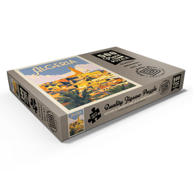 Darstellung des Puzzle Motivs Algerien: Unvergesslicher nordafrikanischer Charme, Vintage Poster - Puzzleteile: 500