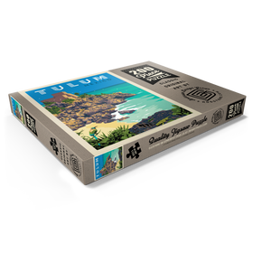 Darstellung des Puzzle Motivs Mexiko: Tulum, Vintage Poster - Puzzleteile: 200