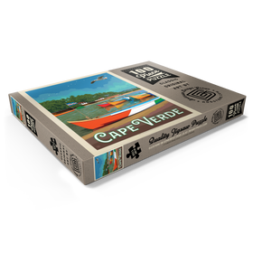 Darstellung des Puzzle Motivs Kap Verde: Ein vulkanischer Archipel, Vintage Poster - Puzzleteile: 100