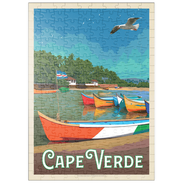 puzzleplate Cape Verde: A Volcanic Archipelago, Vintage Poster 200 Puzzle