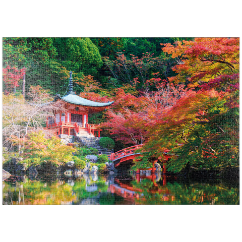 puzzleplate Daigoji-Tempel im Herbst, Kyoto, Japan 1000 Puzzle