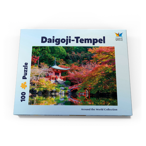 Daigoji-Tempel im Herbst, Kyoto, Japan 100 Puzzle Schachtel Ansicht3