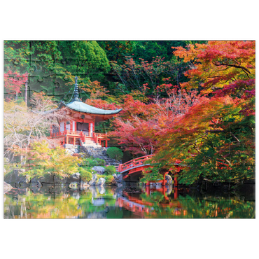 puzzleplate Daigoji-Tempel im Herbst, Kyoto, Japan 100 Puzzle