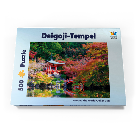 Daigoji-Tempel im Herbst, Kyoto, Japan 500 Puzzle Schachtel Ansicht3