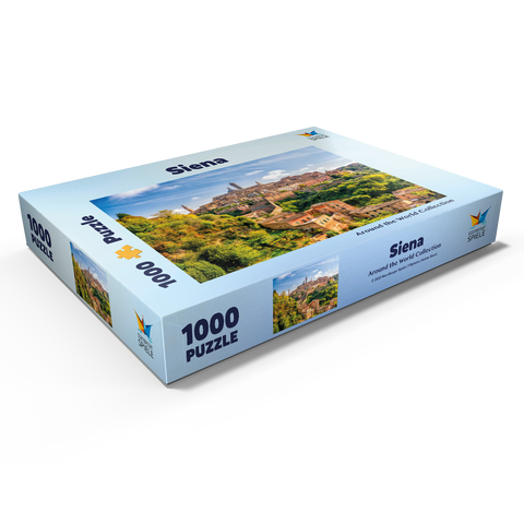 Panorama von Siena - Toskana, Italien 1000 Puzzle Schachtel Ansicht1
