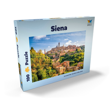 Panorama von Siena - Toskana, Italien 100 Puzzle Schachtel Ansicht2