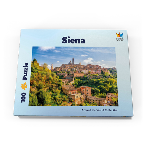 Panorama von Siena - Toskana, Italien 100 Puzzle Schachtel Ansicht3