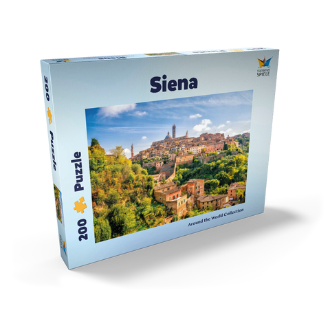 Panorama von Siena - Toskana, Italien 200 Puzzle Schachtel Ansicht2