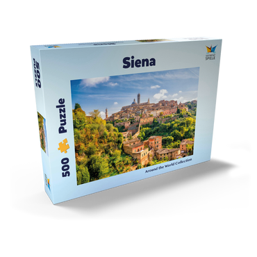 Panorama von Siena - Toskana, Italien 500 Puzzle Schachtel Ansicht2