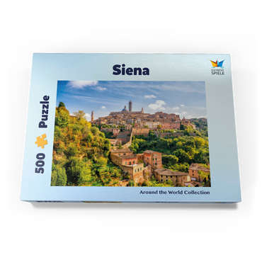 Panorama von Siena - Toskana, Italien 500 Puzzle Schachtel Ansicht3