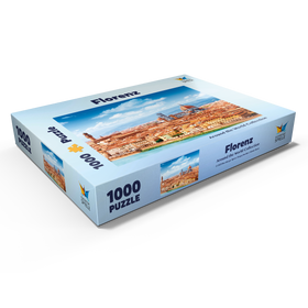 Alternative Darstellung des Puzzle-Motivs Stadtbildpanorama von Florenz - Toskana, Italien – Puzzleteile: 1000